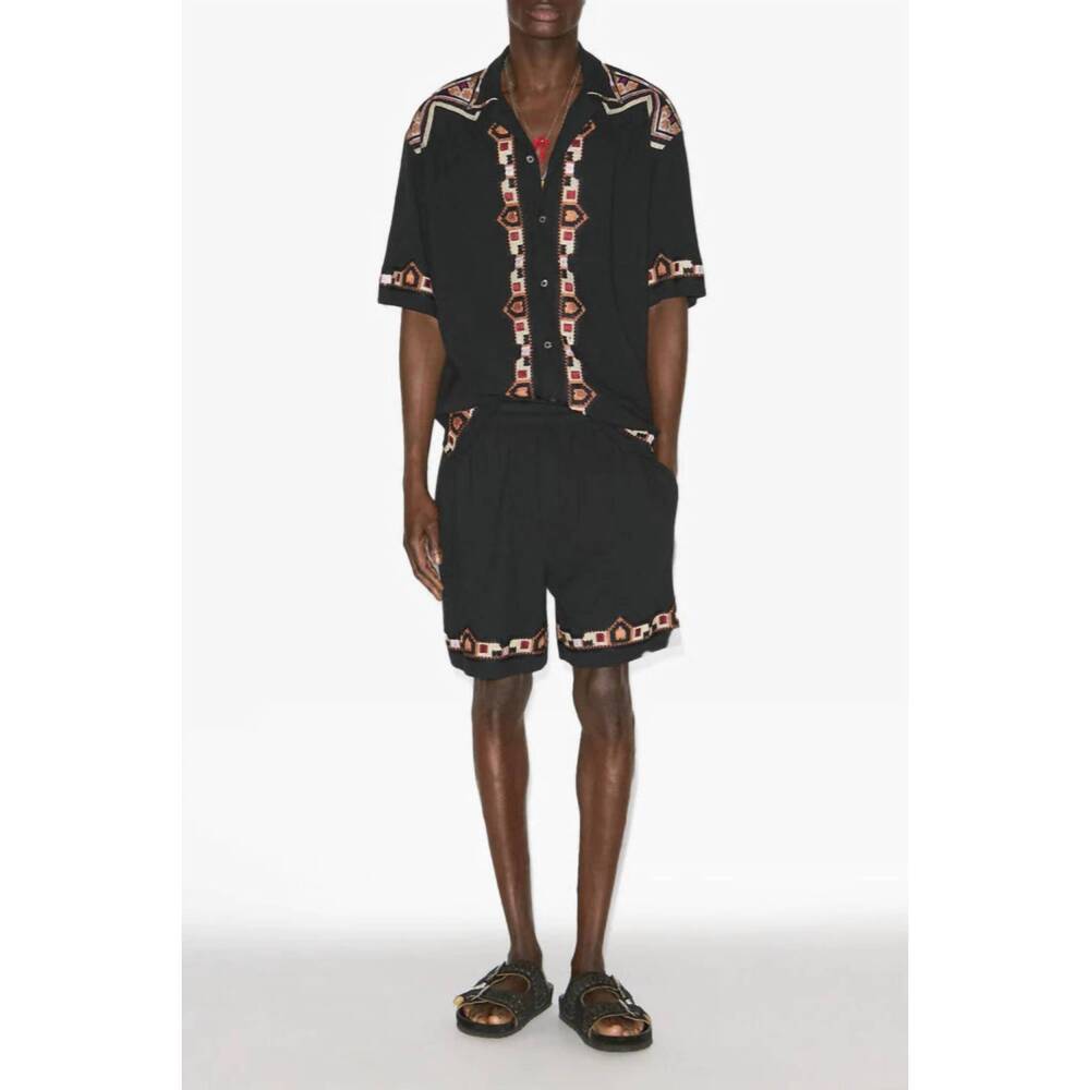 NEW ISABEL MARANT zilan shorts in black